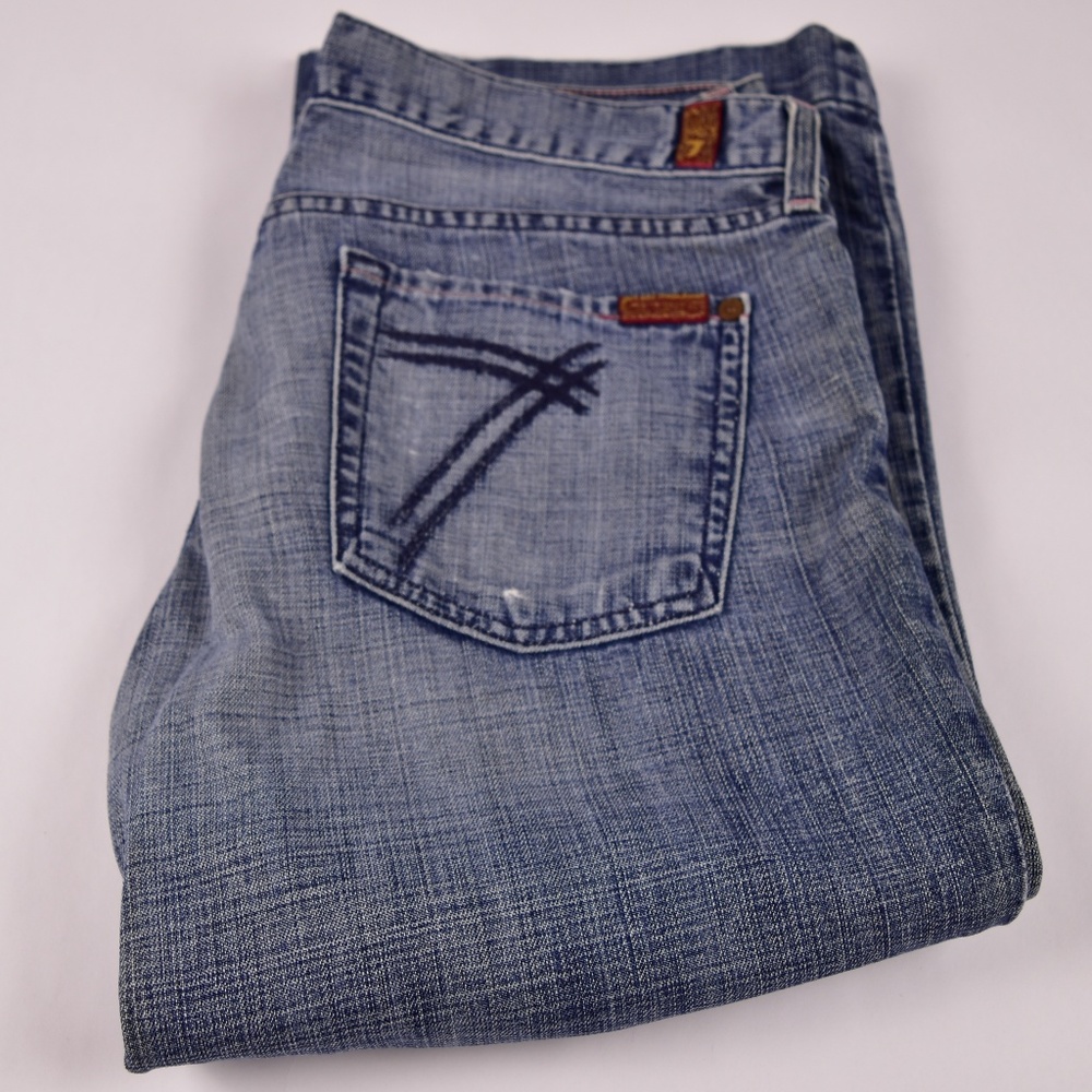 7 For All Mankind Womens Jeans Dojo Size 29 Denim